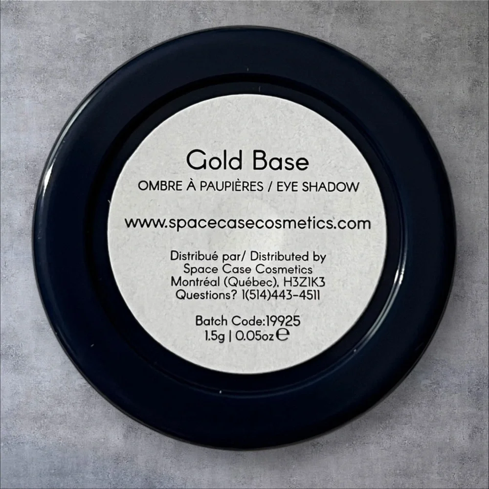 Space Case Cosmetics Eye Shadow, “Gold Base” - Picture 5 of 5